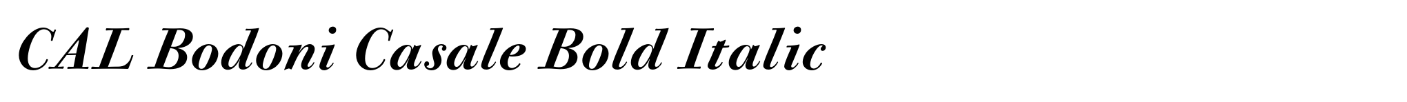 CAL Bodoni Casale Bold Italic image